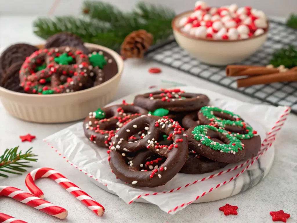 chocolate covered pretzels