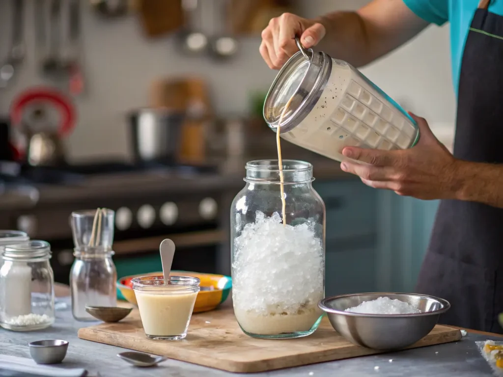 how to make ice cream without ice cream maker