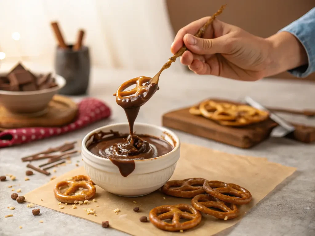 chocolate covered pretzels