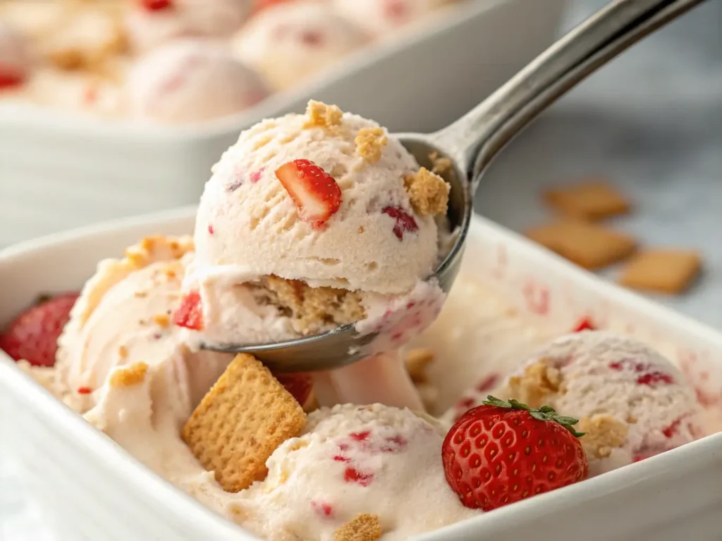 strawberry cheesecake ice cream