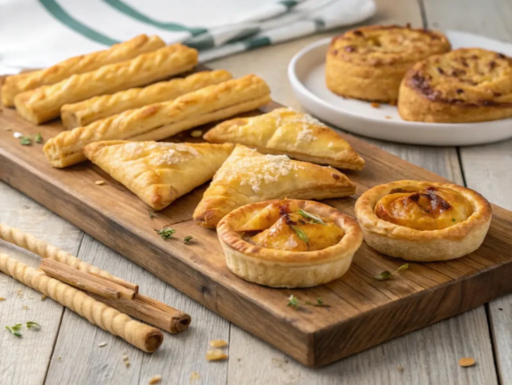 gluten free puff pastry : Different recipes made with homemade gluten free puff pastry