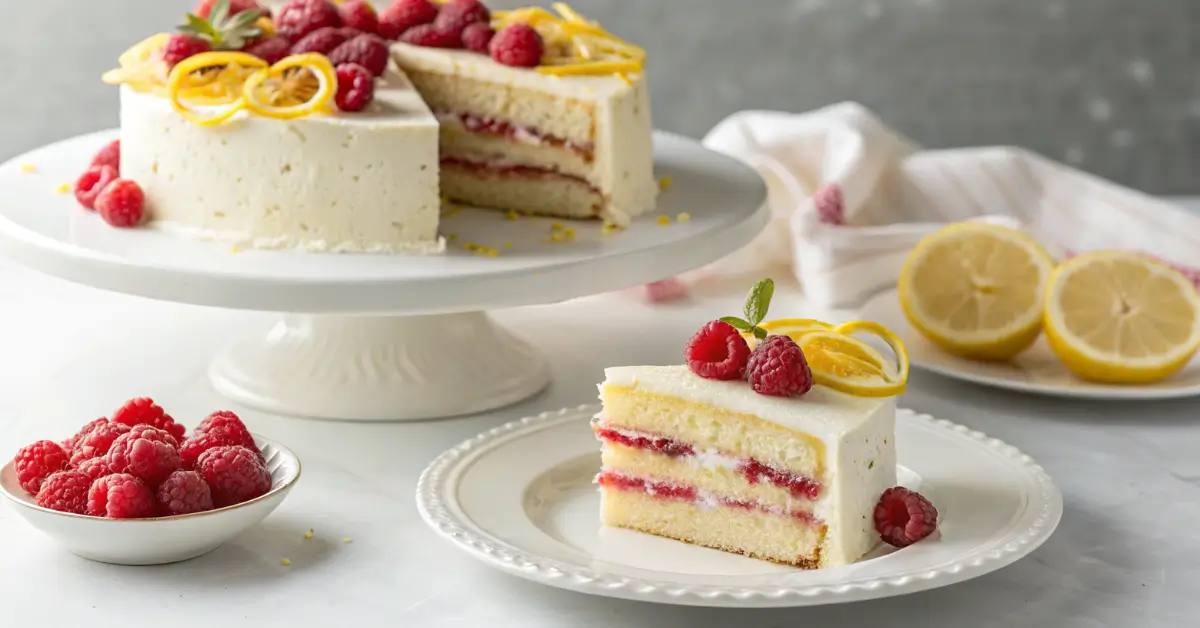 Ultimate Lemon Raspberry Cake Recipe – Moist & Easy