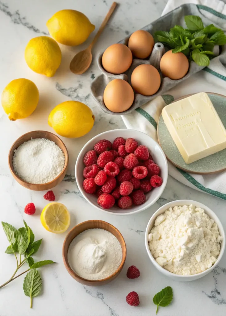 lemon raspberry cake