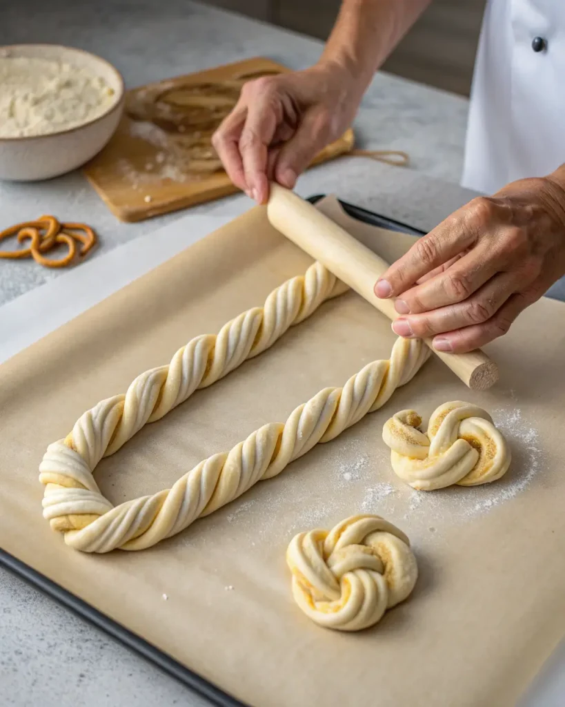 garlic parmesan pretzels