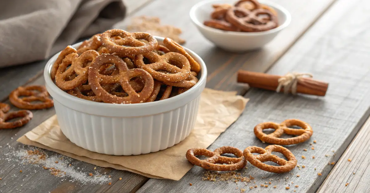 cinnamon sugar pretzels