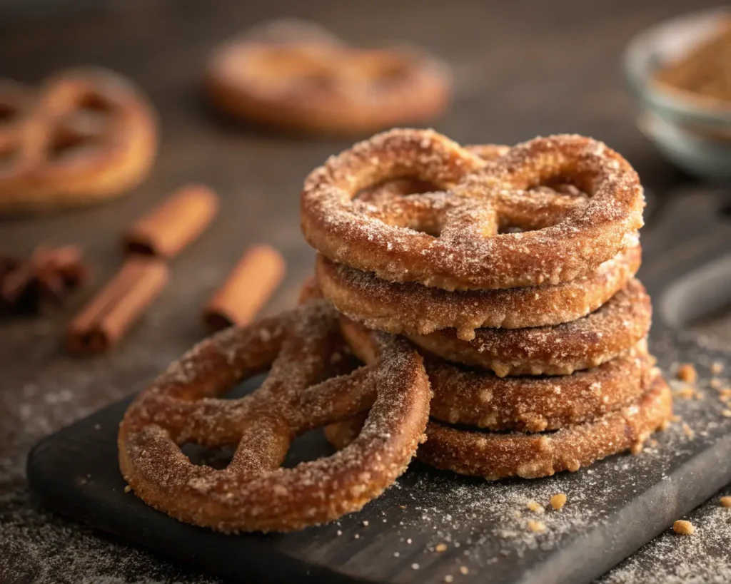 cinnamon sugar pretzels