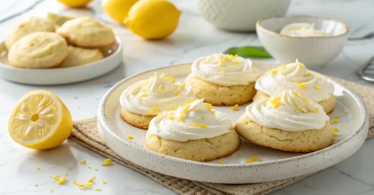 frosted lemon cookies