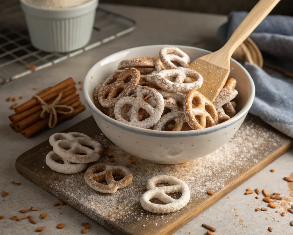 cinnamon sugar pretzels