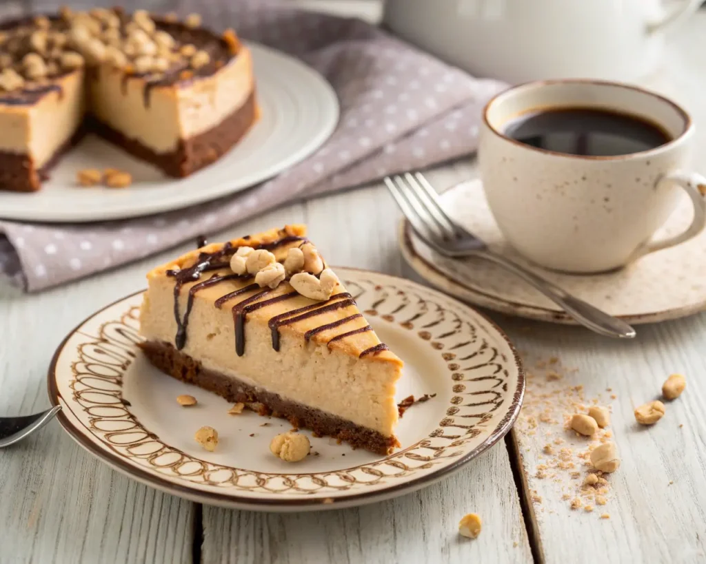 no bake peanut butter cheesecake