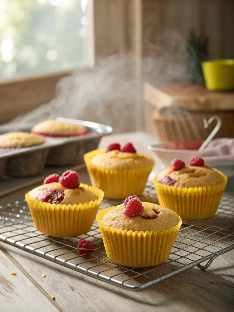 lemon raspberry cupcakes