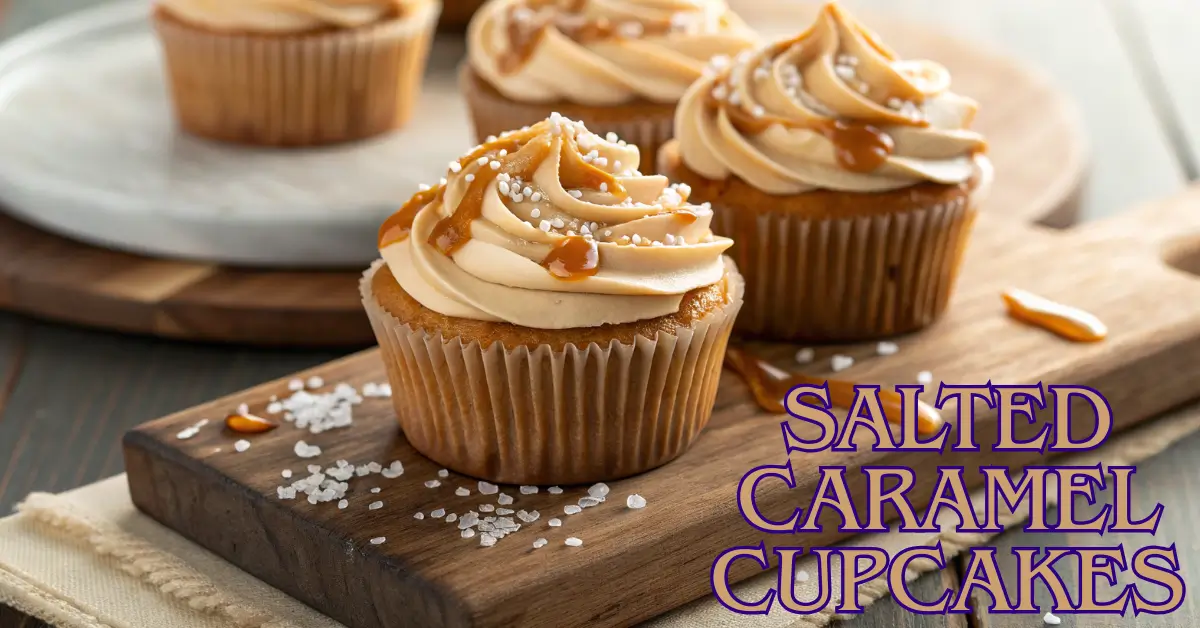 salted caramel cupcakes