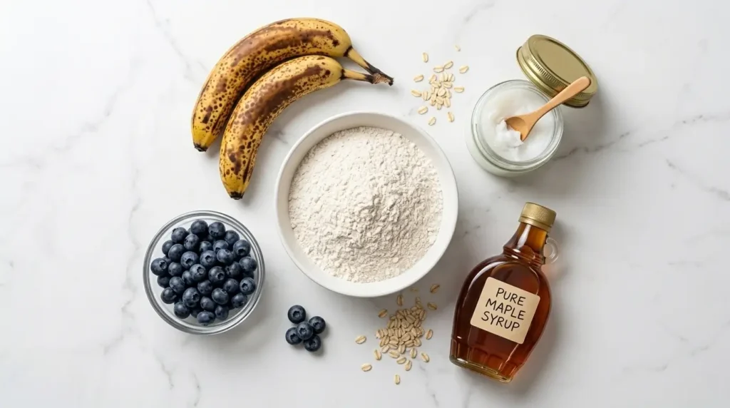 blueberry banana muffins