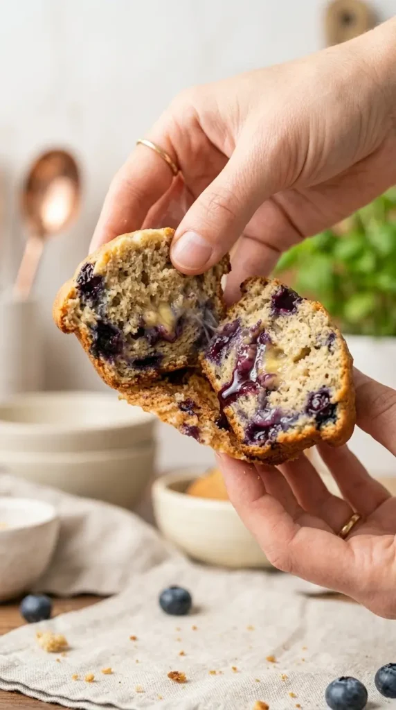 blueberry banana muffins