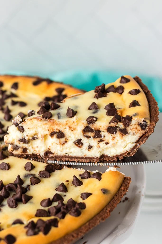 chocolate chip cheesecake