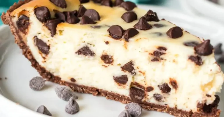 chocolate chip cheesecake