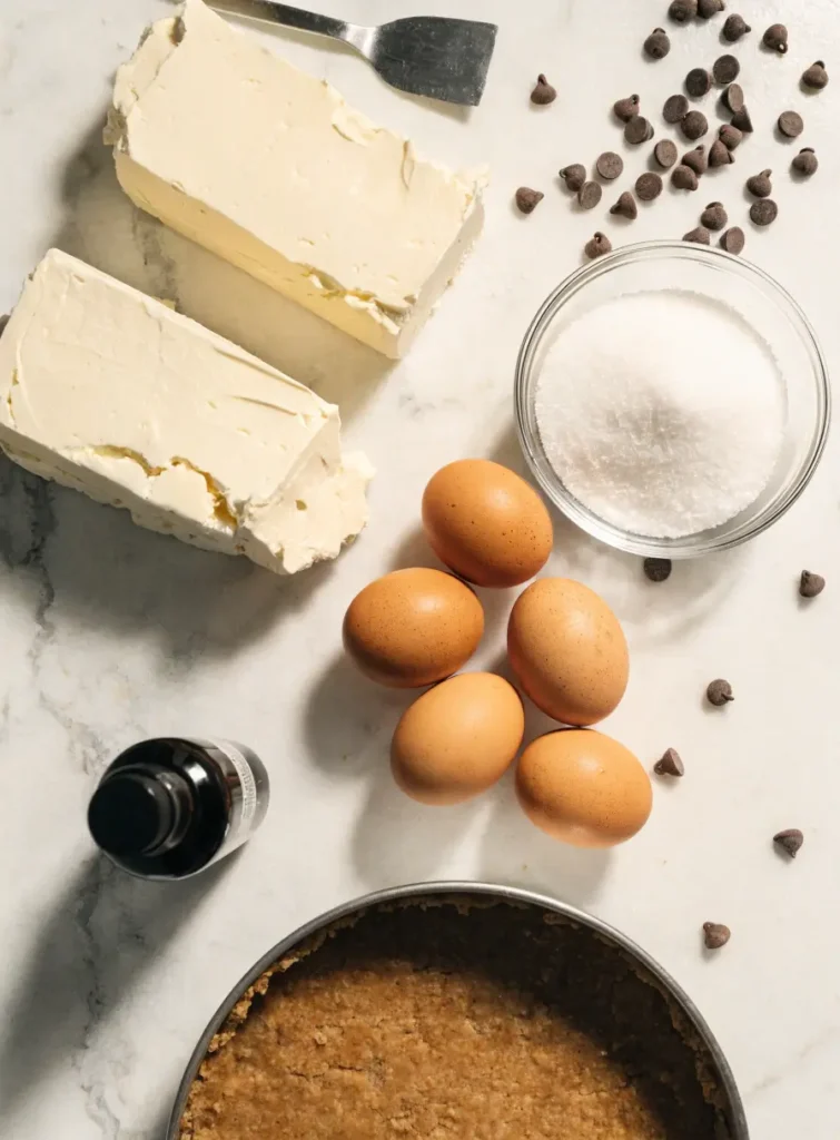 chocolate chip cheesecake