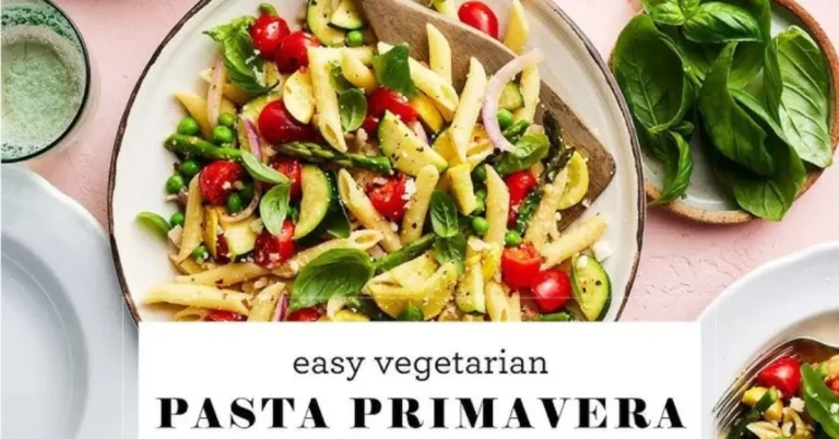 pasta primavera recipe