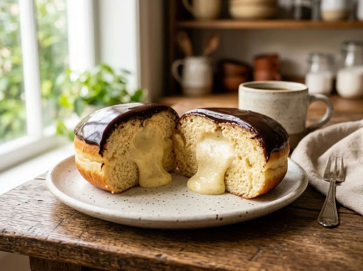 boston cream donut