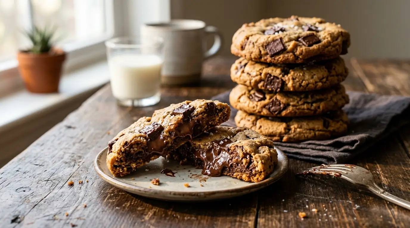 The best chewy vegan cookie recipes with melted chocolate chunks