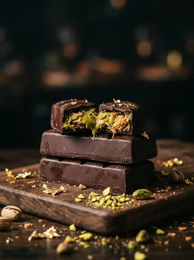 The best viral Dubai chocolate kataifi recipe - easy homemade pistachio chocolate bar better than the original