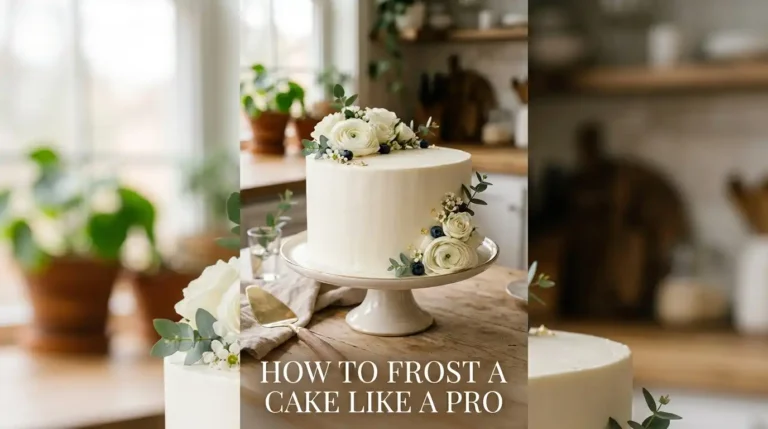How to frost a cake like a pro with smooth buttercream finish