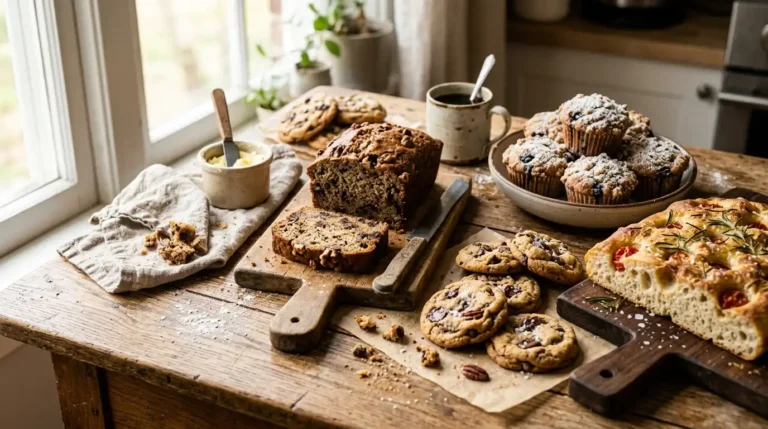sourdough discard recipes banana bread cookies muffins focaccia