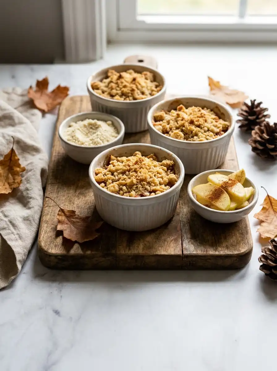 Apple Crisp Recipe Without Oats (Crispy Flour Topping)
